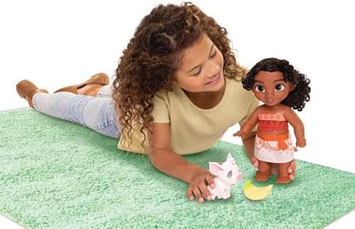 Disney Moana 2 Little Sis Simea Doll Pua Figure - Doll Playset