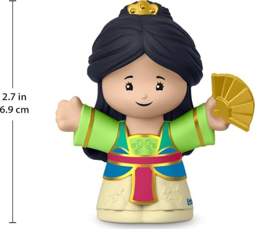 Fisher-Price Disney Princess Mulan Little People Single Character Figure Toddler Toy for