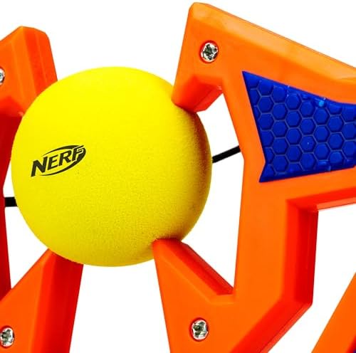 Nerf Slingshot Challenge - Slingshot Bowling Game Set - Toy Target Game for - Foam Ball