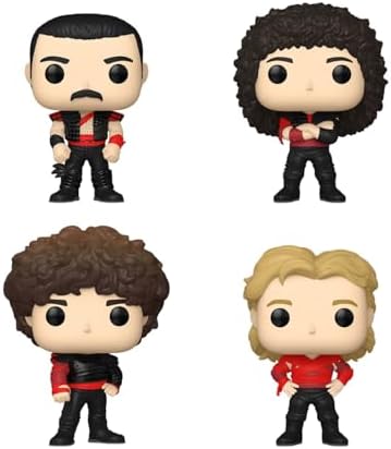 Funko POP Rocks Queen - Freddie Mercury - Radio Gaga 4-Pack - Collectable Vinyl Figure
