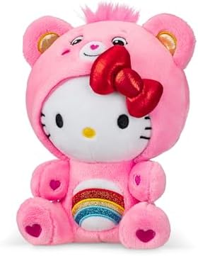 Care Bears Hello Kitty Dressed As Cheer Bear 8 Fun-Size Plush
