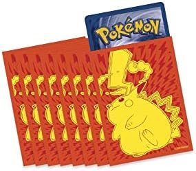 Pokemon Pikachu Gigamax Vmax - Card Sleeves - Pack of 65 - Vivid Voltage Elite Trainer Box