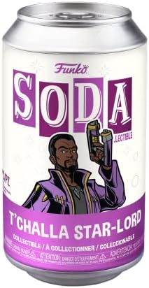 Funko Vinyl SODA Marvel Friday What If - Starlord T'Challa - 16 Odds for Rare Chase Variant - Marvel Comics - Collectable Vinyl Figure