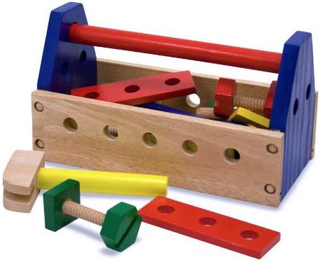 Melissa & Doug Melissa Doug Take-Along Tool Kit Wooden Toy Set 1 Scratch Art Mini-Pad