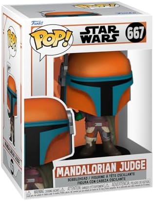 Funko POP Vinyl Star Wars The Mandalorian S9 - The Judge Macaroon - Collectable Vinyl Figure