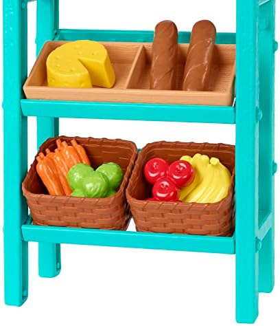 Barbie Careers Playset Farmers Market Set with Blonde Fashion Doll Furniture