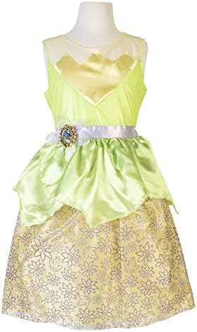 Disney Princess Tiana Dress Costume for Girls Perfect for Party Halloween Or Pretend Play