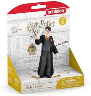 Schleich Wizarding World of Harry Potter 2-Piece Set with Harry Potter Hedwig Figurines