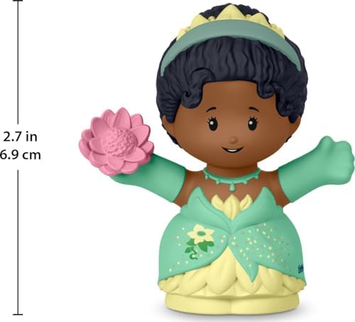 Fisher-Price Disney Princess Tiana Little People Single Character Figure Toddler Toy for