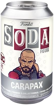 Funko Vinyl SODA DC - Blue Beetle - Carapax - 16 Odds for Rare Chase Variant - Collectable Vinyl Figure