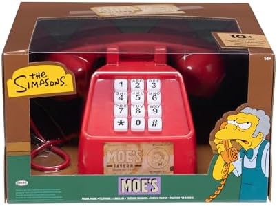 Disney The Simpsons Moe's Prank Phone Feature Iconic Telephone from Moe's Tavern Over 10