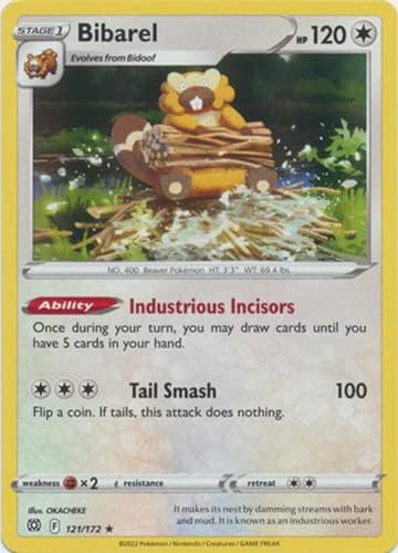 Pokemon Bibarel - 121172 - Holo Rare - Sword Shield Brilliant Stars