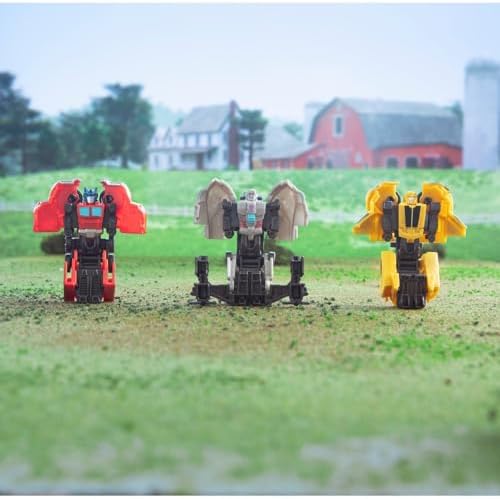 Transformers EarthSpark Tacticon Optimus Prime Figure 6 cm Robot Toy for Age 6