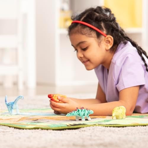Melissa & Doug Melissa Doug Prehistoric Playground Dinosaur Activity Rug 39 x 36 inches -