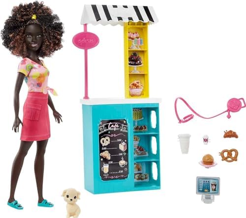 Barbie Life in The City Cafe Playset Store