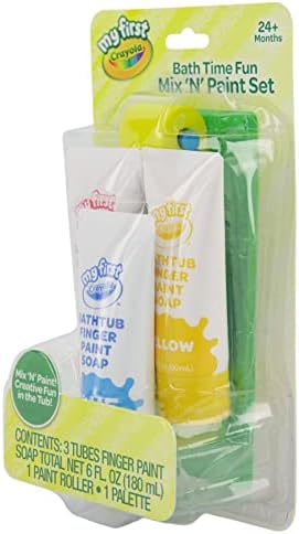 Crayola Bath Tub Brush Finger Paint Soap Set