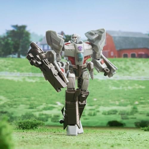 Transformers EarthSpark Megatron Class Deluxe 12.5 cm Action Figure Robot Toy for Ages 6