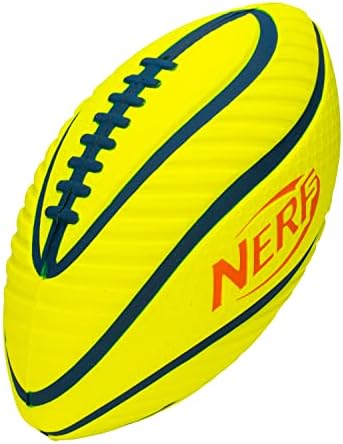 Nerf 10 Player Flag Football Belts Ball Set - Youth Flags Junior Foam Football for - Full