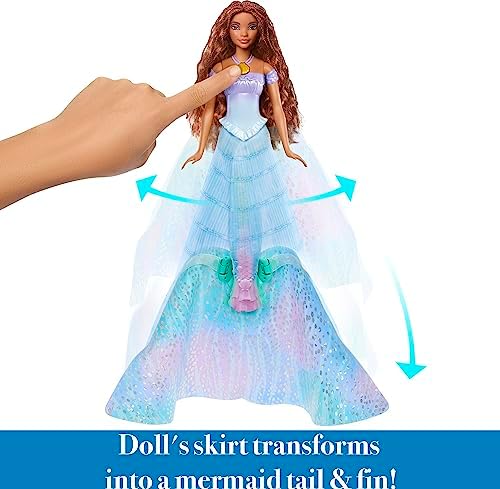 Mattel Disney Princess The Little Mermaid Transforming Ariel Fashion Doll