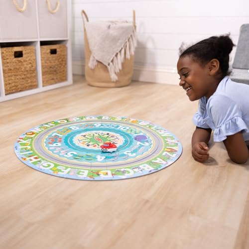 Melissa & Doug Melissa Doug Round the Shore Tracks Cardboard Jigsaw Floor Puzzle