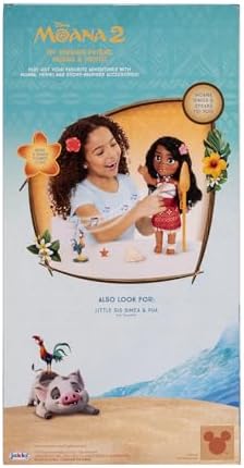 Disney Moana 2 My Singing Friend Moana Doll Heihei Figure Playset