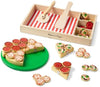 Melissa & Doug Melissa Doug Pizza Party Wooden Pretend Play Food Set With 36 Toppings