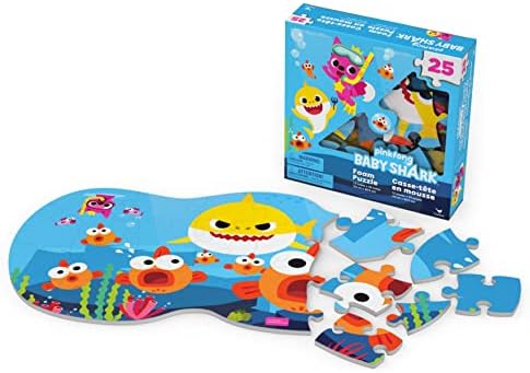 Spin Master Pinkfong Baby Shark 25-Piece Foam Jigsaw Puzzle
