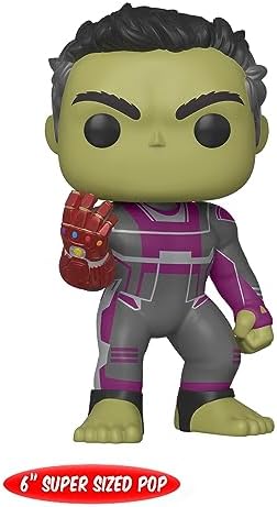 Funko Pop Marvel Avengers Endgame - 6 Hulk with Gauntlet Multicolor Standard