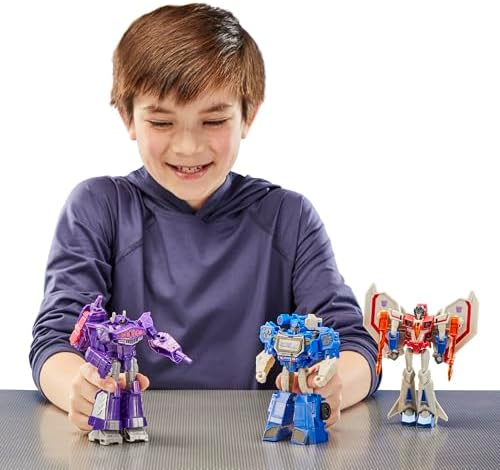 Transformers Decepticon Commander 3-Pack of 5-Inch Robot Action Figures for Boys and