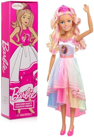 Barbie 28-inch Best Fashion Friend Unicorn Party Doll