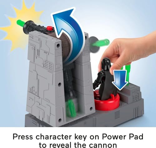 Fisher-Price Imaginext Star Wars Death Star Turret Cannon with Darth Vader Metal