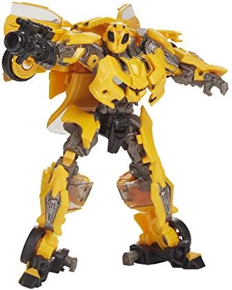 Transformers Studio Series 49 Deluxe Class Movie 1 Bumblebee Action Figure - Ages 8 Up