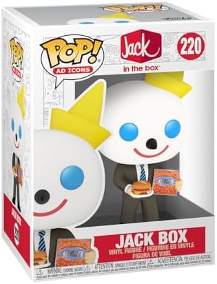 Funko POP Ad Icon Jack Box in The Box - Collectable Vinyl Figure