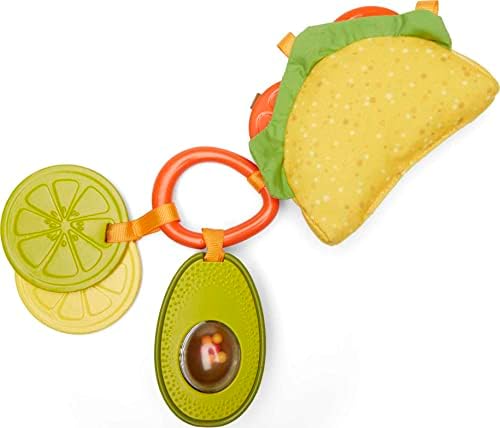 Fisher-Price Baby Taco Tuesday Set 3 Pretend Food Rattle Sensory Activities for Newbornsa