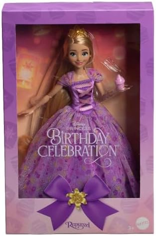 Mattel Disney Princess Birthday Celebration Rapunzel Deluxe Fashion Doll
