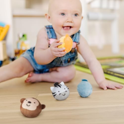 Melissa & Doug Melissa Doug Rollables Safari Friends Infant and Toddler Toy 4 Pieces