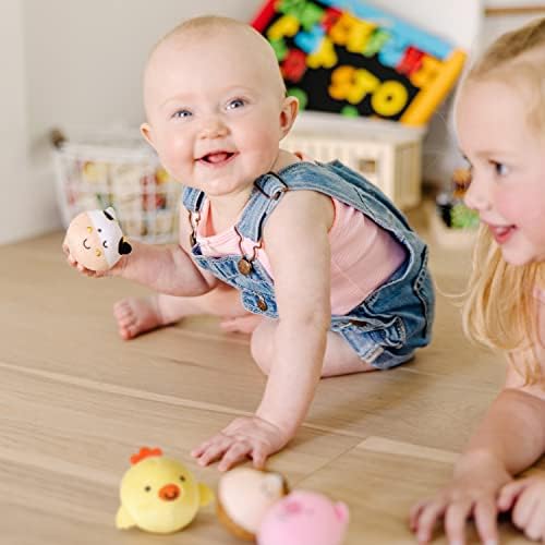 Melissa & Doug Melissa Doug Rollables Safari and Farm Friends Infant and Toddler Toy