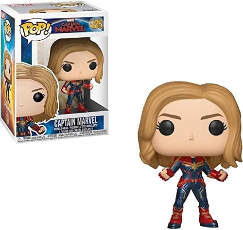 Marvel Captain Marvel - Captain Marvel Funko Pop Vinyl Figure Includes Compatible Pop Box