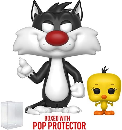 Funko Pop Animation Looney Tunes - Sylvester and Tweety Vinyl Figure Bundled with Pop Box