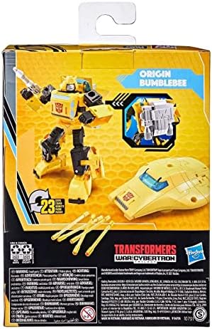 Transformers Buzzworthy Bumblebee War for Cybertron Deluxe Origin Bumblebee