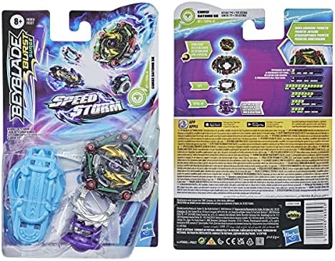 Beyblade Burst Surge Speedstorm Curse Satomb S6 Spinning Top Starter Pack - Defense Type