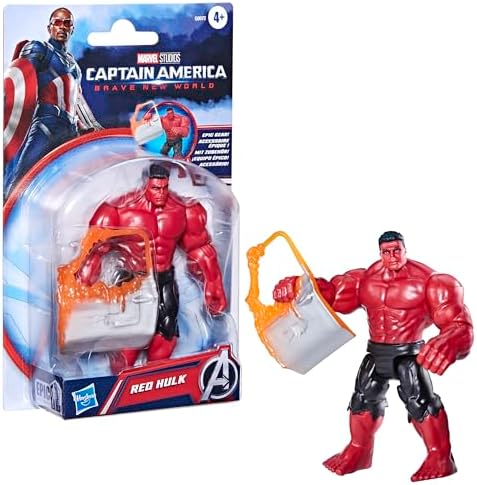 Marvel Avengers Epic Hero Series Captain America Brave New World Red Hulk Action Figure