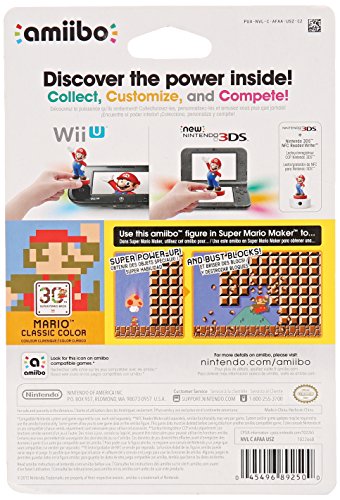 Nintendo Mario Classic Color Amiibo - Nintendo Wii U