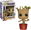 Funko Marvel Guardians of the Galaxy POP Marvel Dancing Groot Vinyl Bobble Head 65 Red