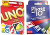 Mattel Phase 10 Card Game with UNO Card Game