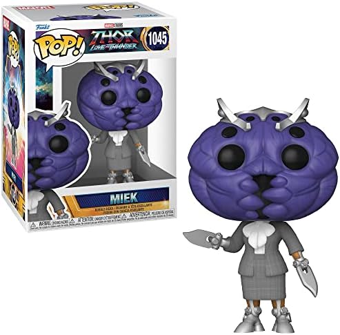 Funko POP Marvel Marvel Studios' Thor Love and Thunder- Valkrie Gorr Korg and Miek