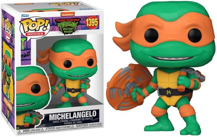 Funko TMNT Mutant Mayhem Protector Teenage Mutant Ninja Turtles Pop Movies Vinyl Figure
