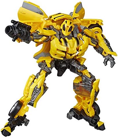 Transformers Studio Series 49 Deluxe Class Movie 1 Bumblebee Action Figure - Ages 8 Up