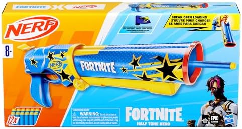 Nerf Fortnite Half Tone Hero Blaster Bonus Code to Unlock Half Tone Hero Wrap in The Game