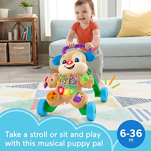 Fisher-Price Baby Toy Laugh Learn Smart Stages Learn with Sis Walker with Music Lights